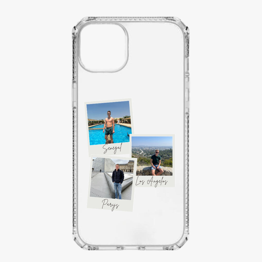 Gepersonaliseerd telefoonhoesje met drie foto's | iPhone 12 PRO MAX